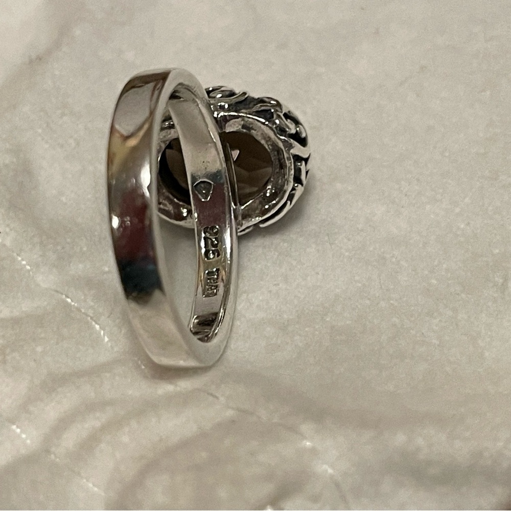 Silpada Retired Sterling Silver Stackable Smokey … - image 4